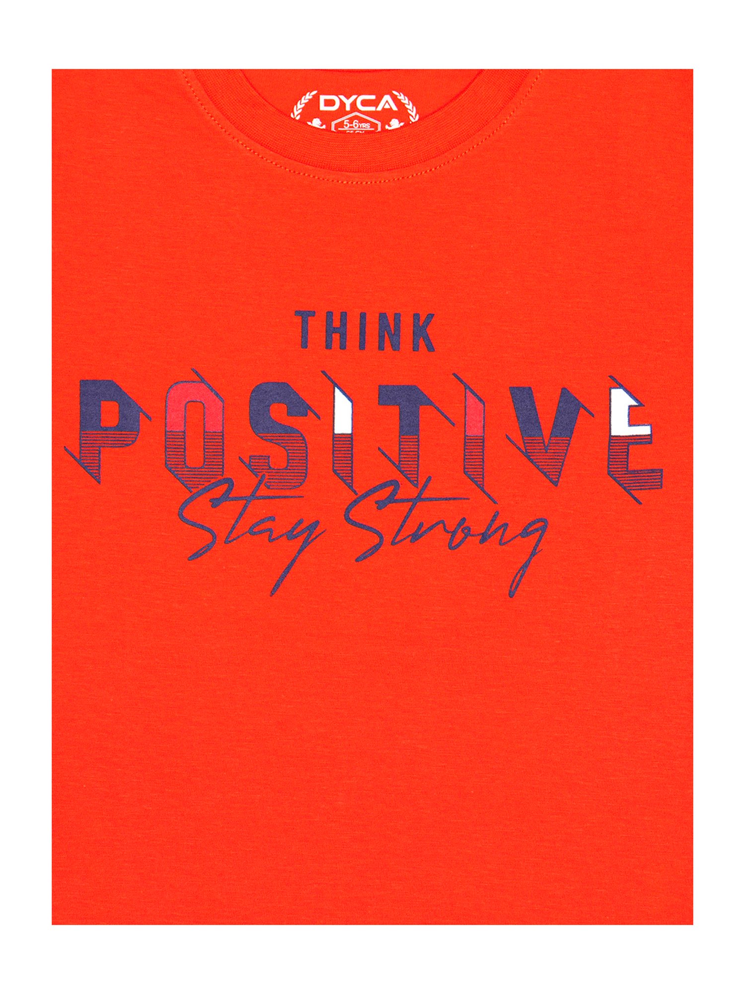 Dyca Kids Red Solid T-Shirt