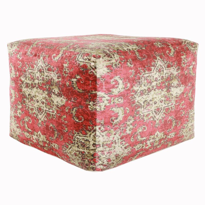 Olivia Square Moroccan Inspired Pouf - Décor Therapy