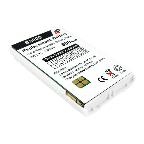 Replacement Battery for the Vocera Communications Badge B2000 & B1000A: White, 800 mAh.