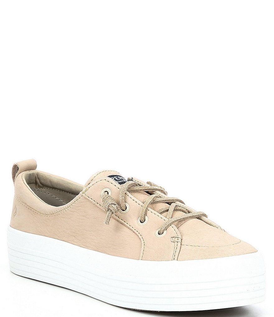 Sperry Women's Crest Vibe Leather Platform Sneakers