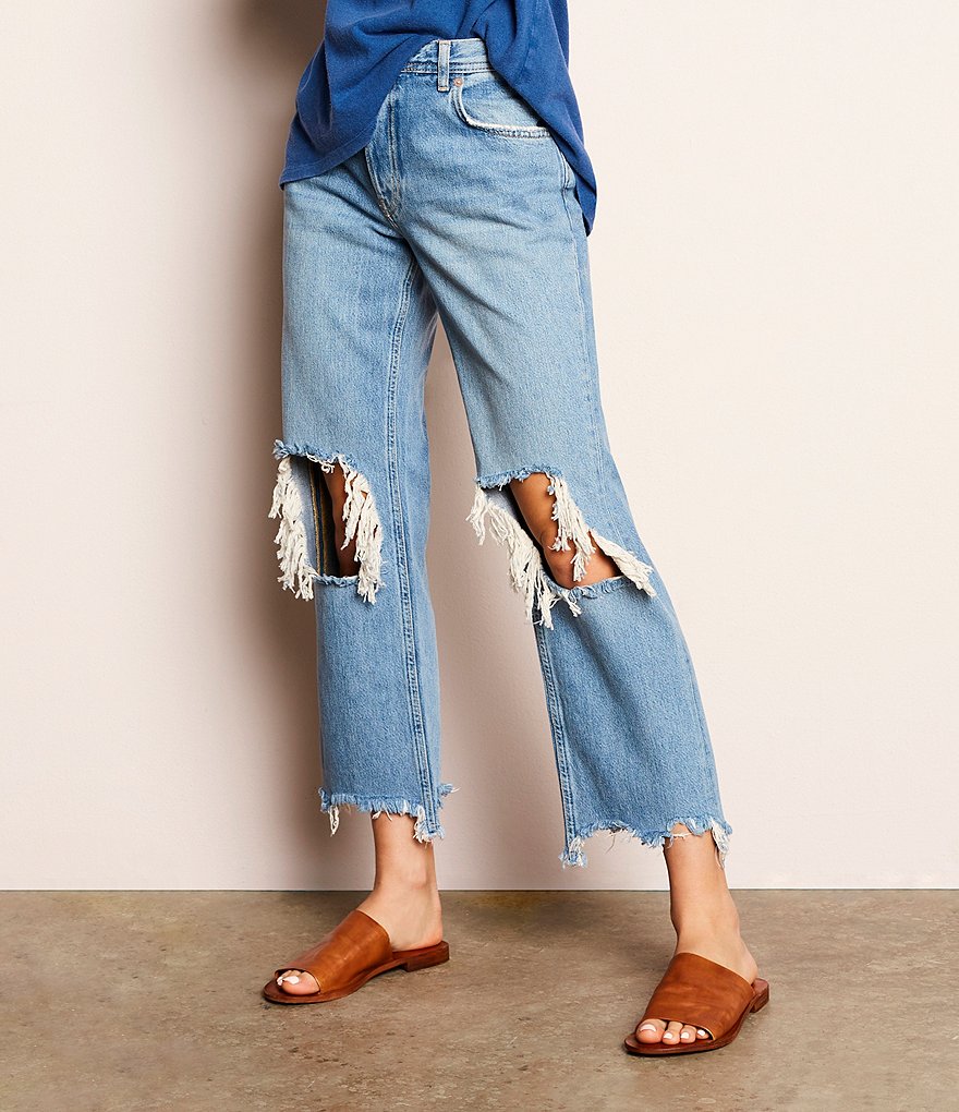 Free People Vicente Leather Slide Sandals
