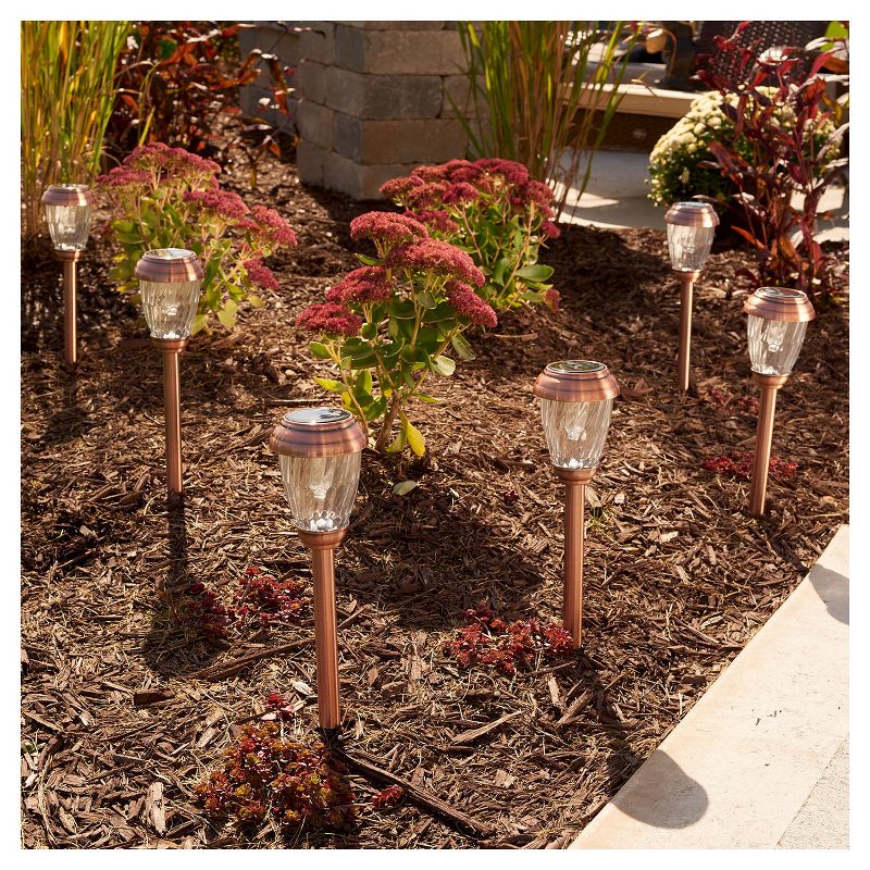 Smart Living Charleston Copper Finish Pathway LED Lights