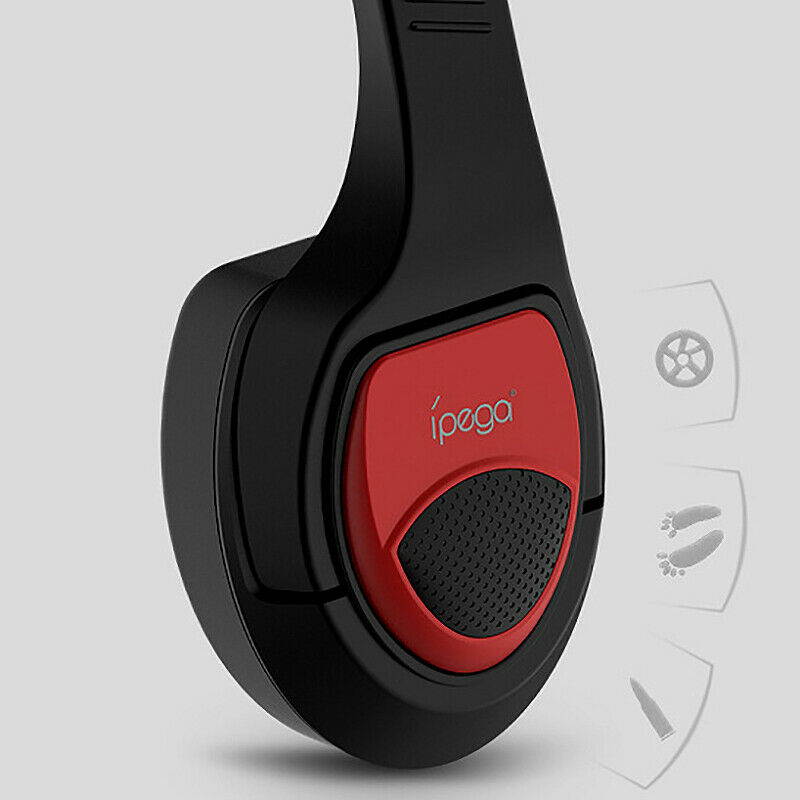 Ipega Pg-R001 Gaming Headphone with Adapter for N-Switch Ps4 Laptop Smartph E4R6
