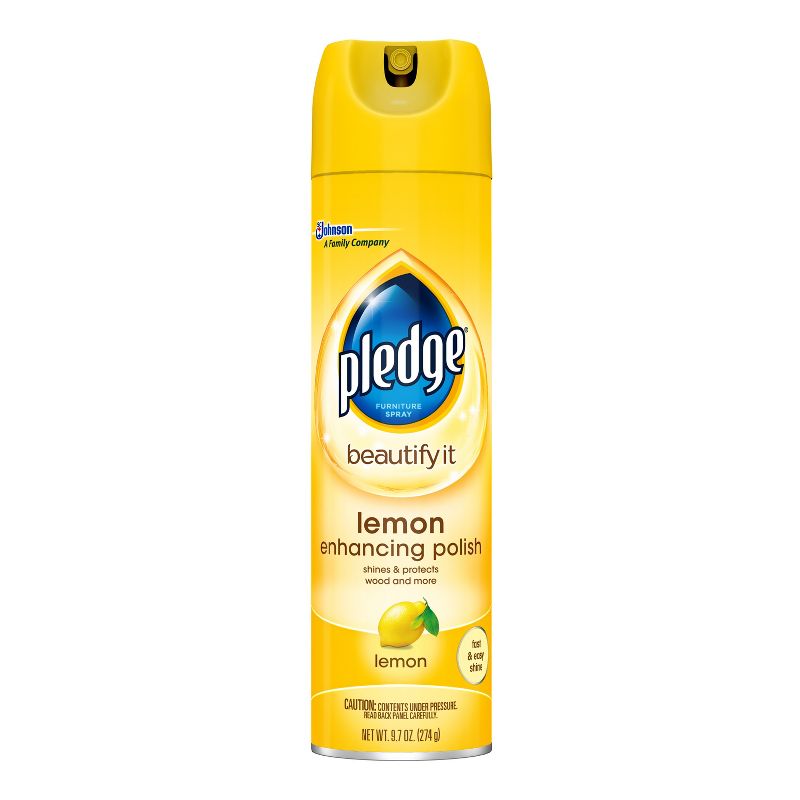 Pledge Lemon Enhancing Polish - 9.7oz