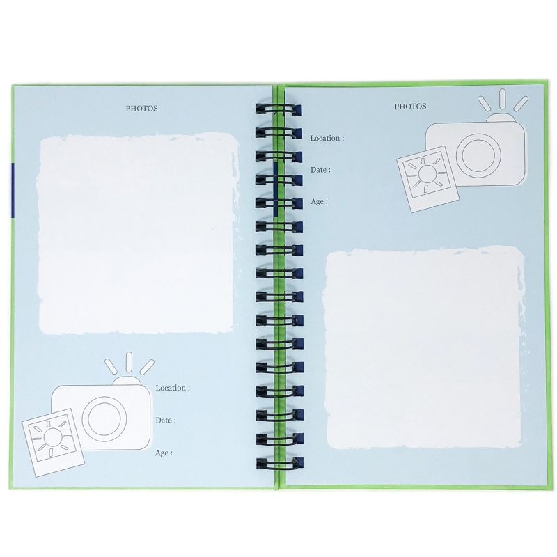 Travel Journal for Kids 8.5"x5.5" Green- Kahootie Co