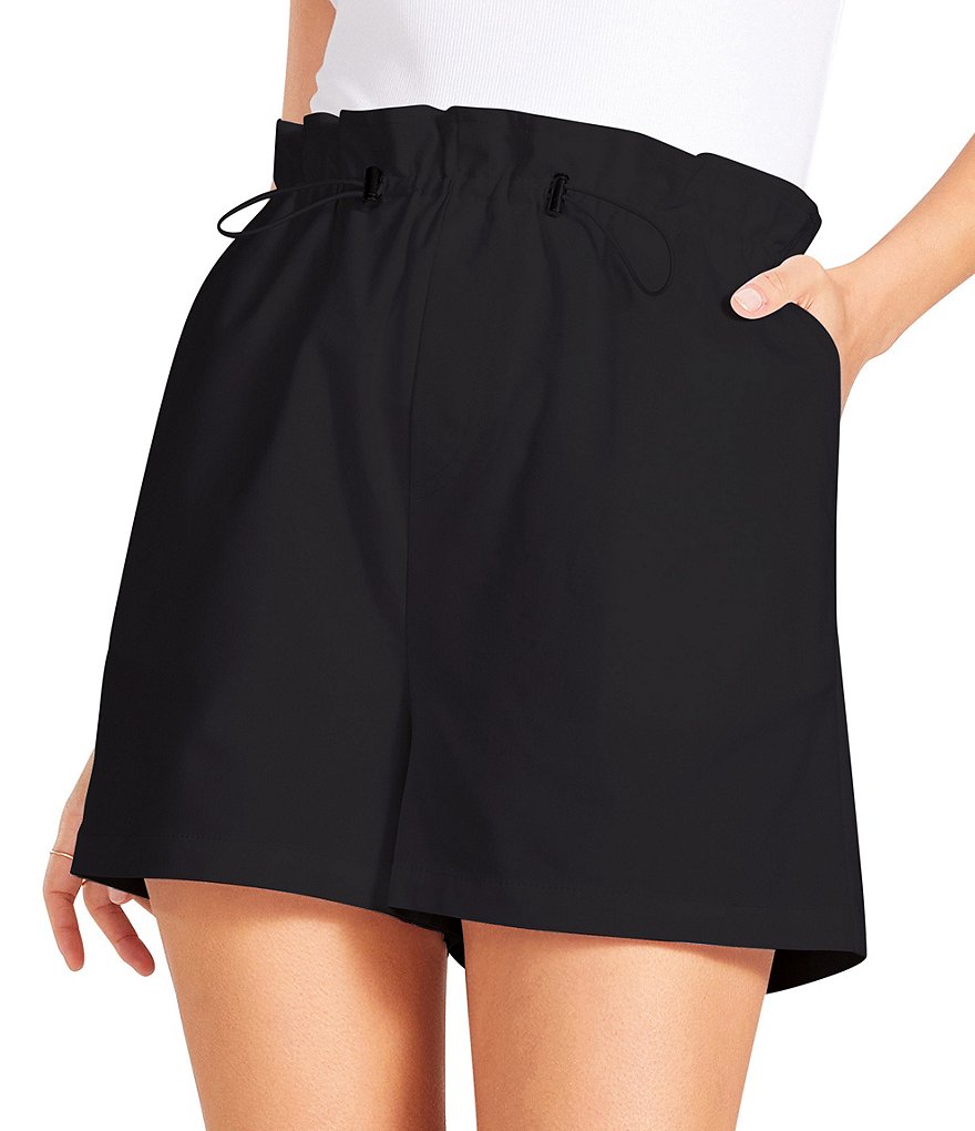 BB Dakota by Steve Madden High Rise Paperbag Waist Shorts