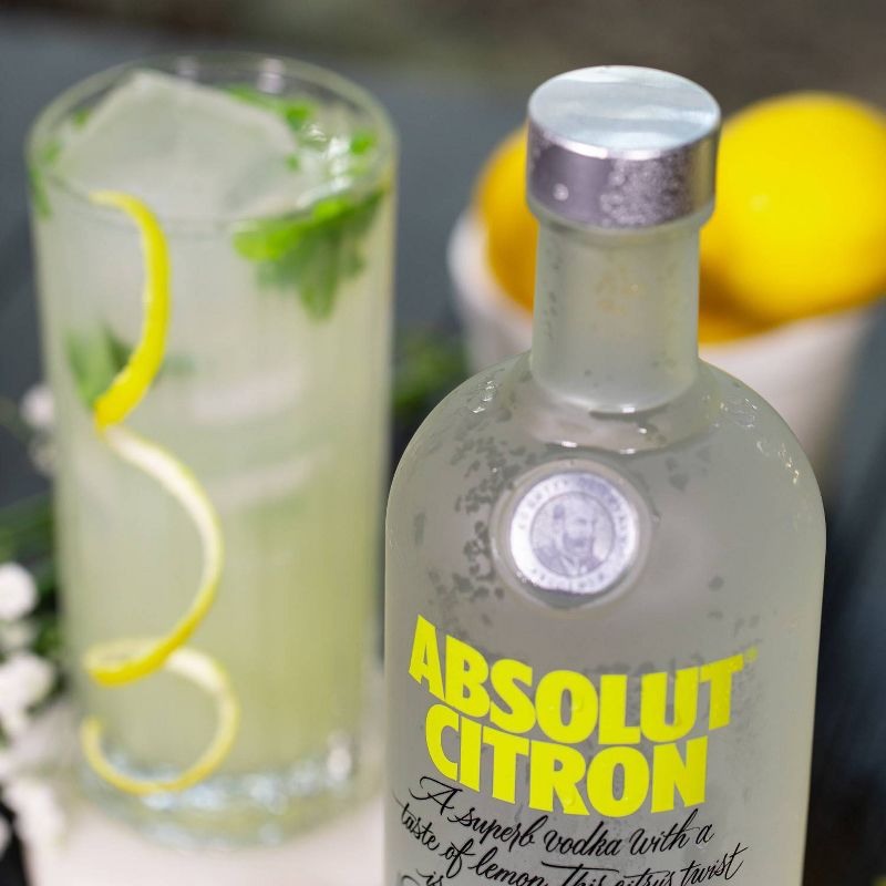 Absolut Citron Vodka - 750ml Bottle
