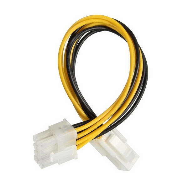 P4 Motherboard 8 Pins Built-in Power Plug to 4 Pins HDD Power Adapter Cable Lead Wire For PC