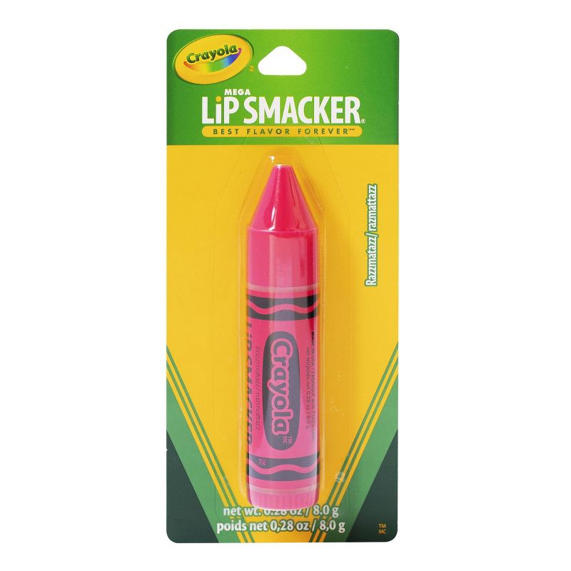 Lip Smacker Mega Lip Balm - Crayola Razzmatazz - 0.28oz