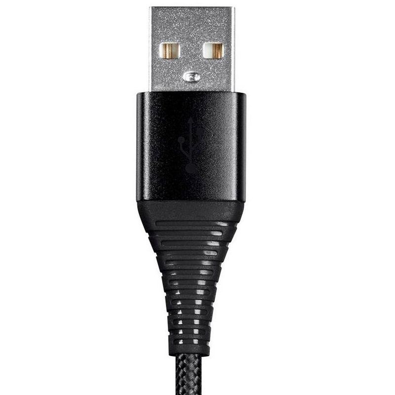 Tripp Lite USB-A to Lightning, USB Micro-B and USB-C Sync/Charge Cable, Black, 6 ft.