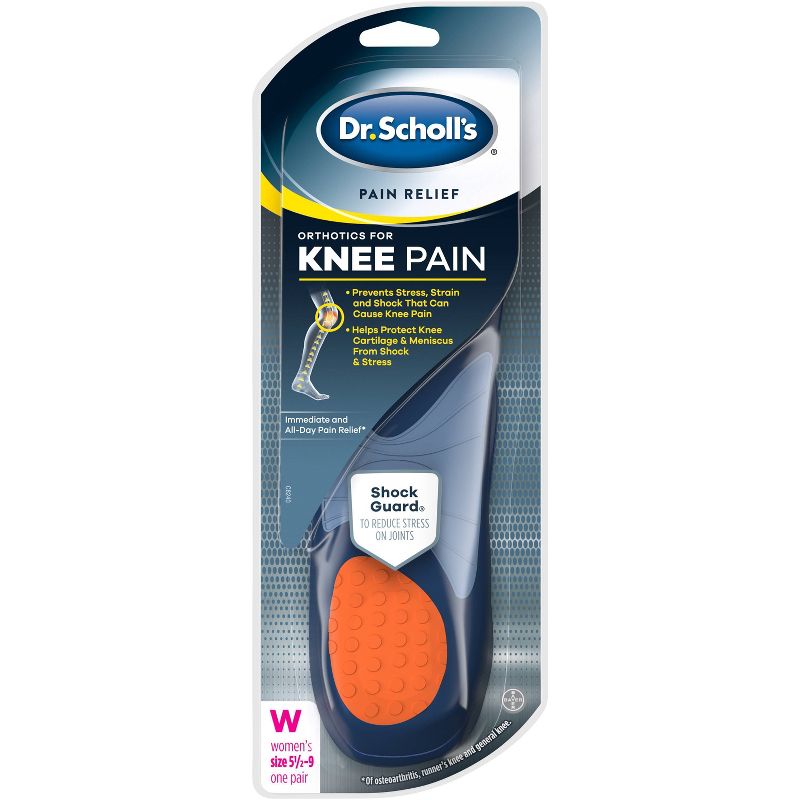 Dr Scholl's Knee Pain Relief Orthotics for Women - 1 Pair -  Size 5.5-9