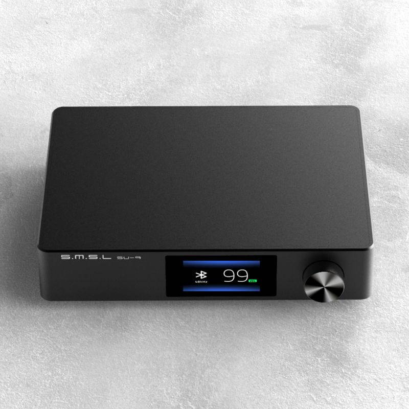 S.M.S.L SU-9 MQA Full Decoder ES9038PRO DAC XMOS DSD512 PCM768kHz/32Bit Bluetooth 5.0 UAT APTX-HD USB Balanced Decoder
