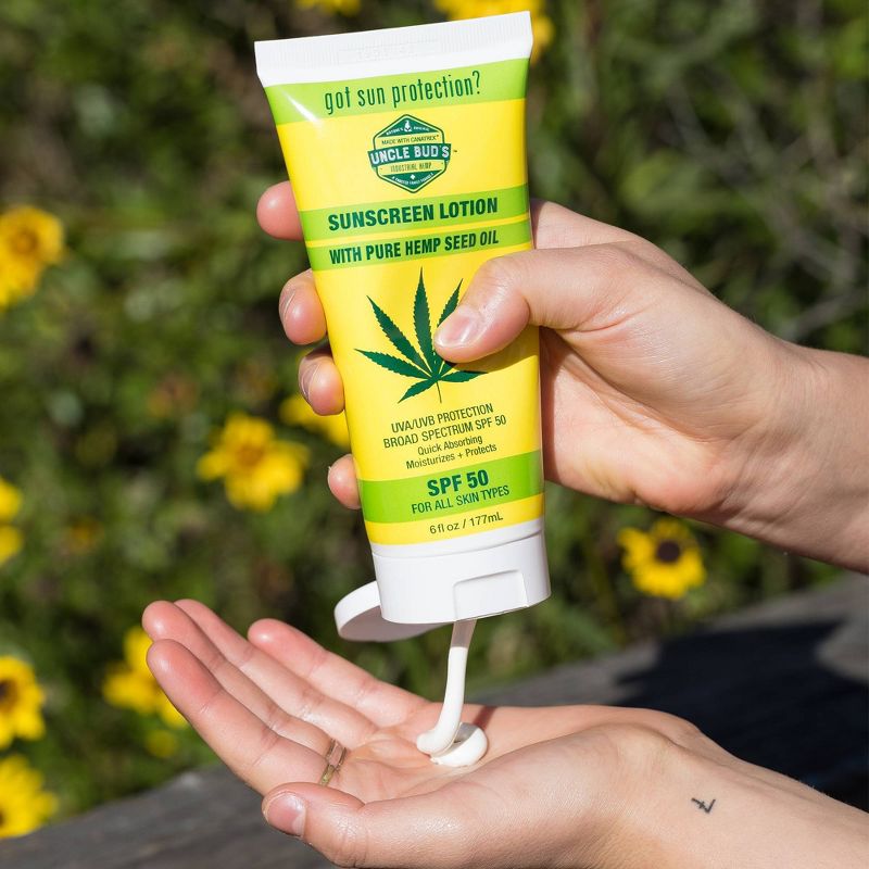 Uncle Bud's Hemp Sunscreen Lotion - SPF 50 - 6oz