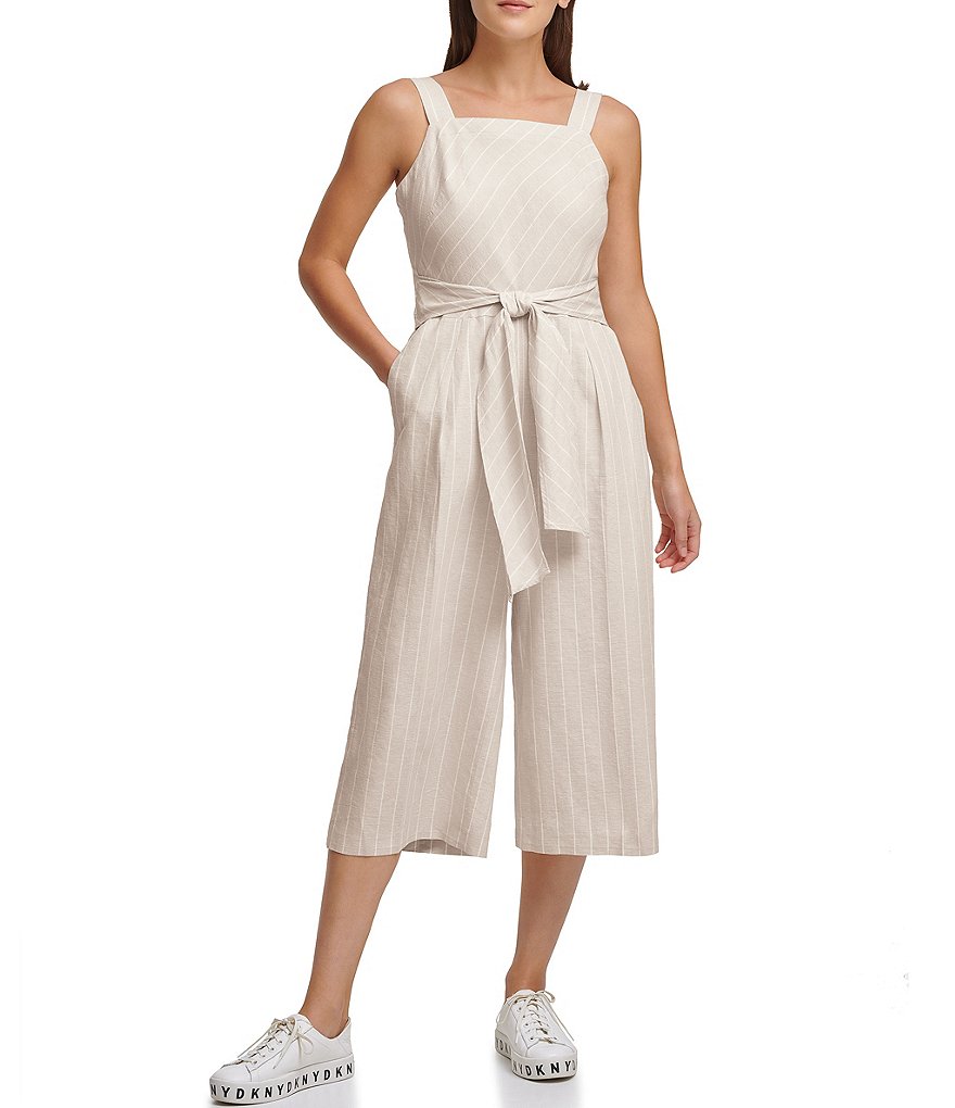 Tahari ASL Sequin Long Sleeve Crepe Jumpsuit