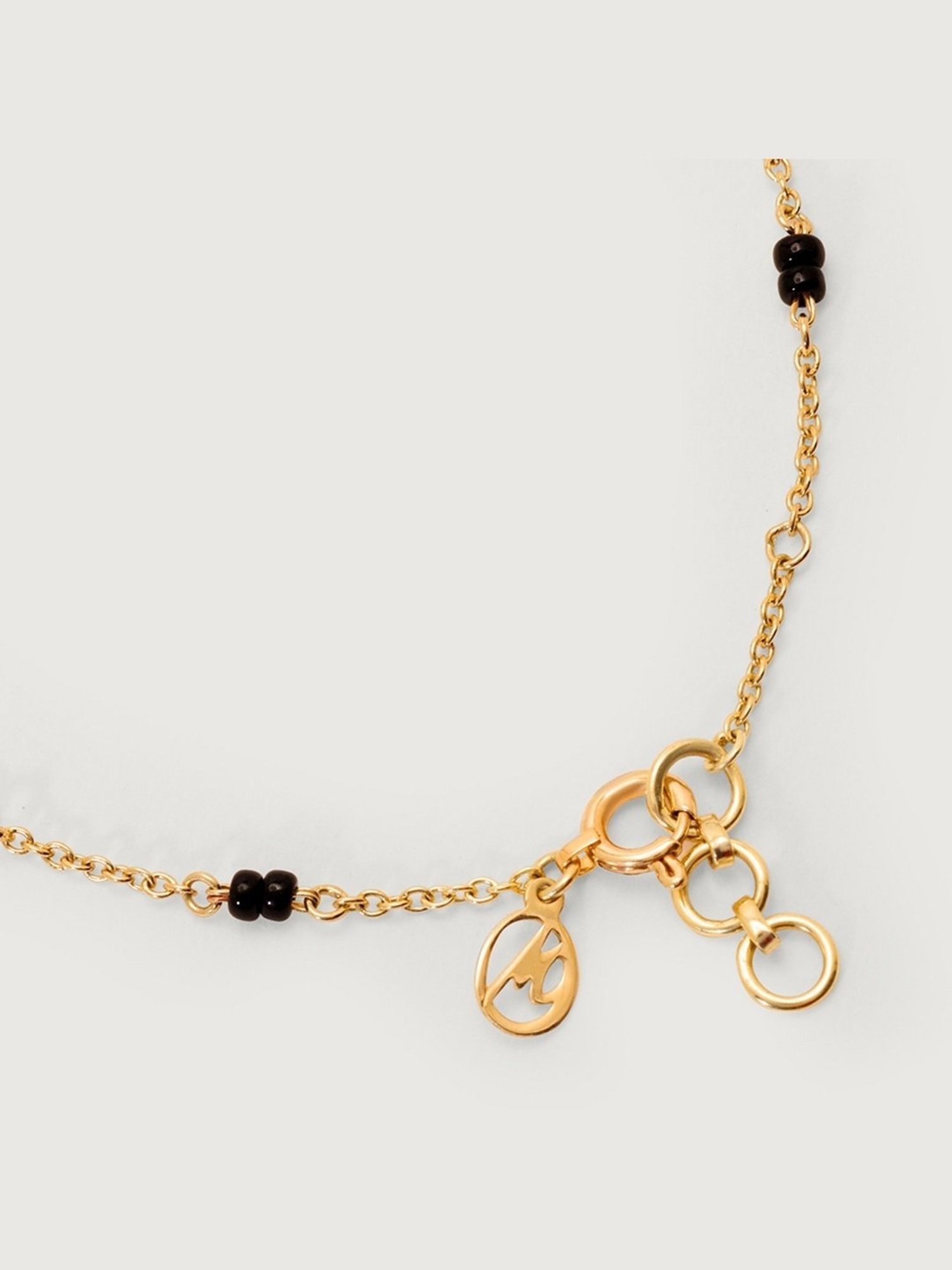 P.N.Gadgil Jewellers 18k Gold Infinity Florall Diamond Necklace For Women