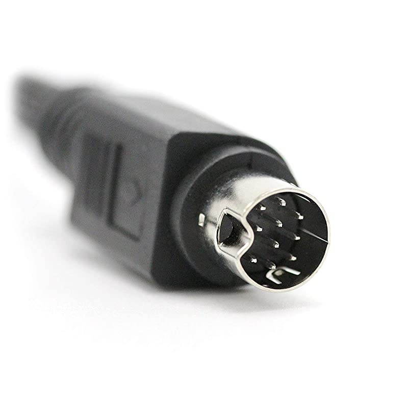 Pin to Composite Cable NOT SVideo Cable for Audio and Video DIN pin to AV Connects to H25 C31 C41 C41W C51 C61 C61K DIRECTV and ATampT Replacement Cable 6ft