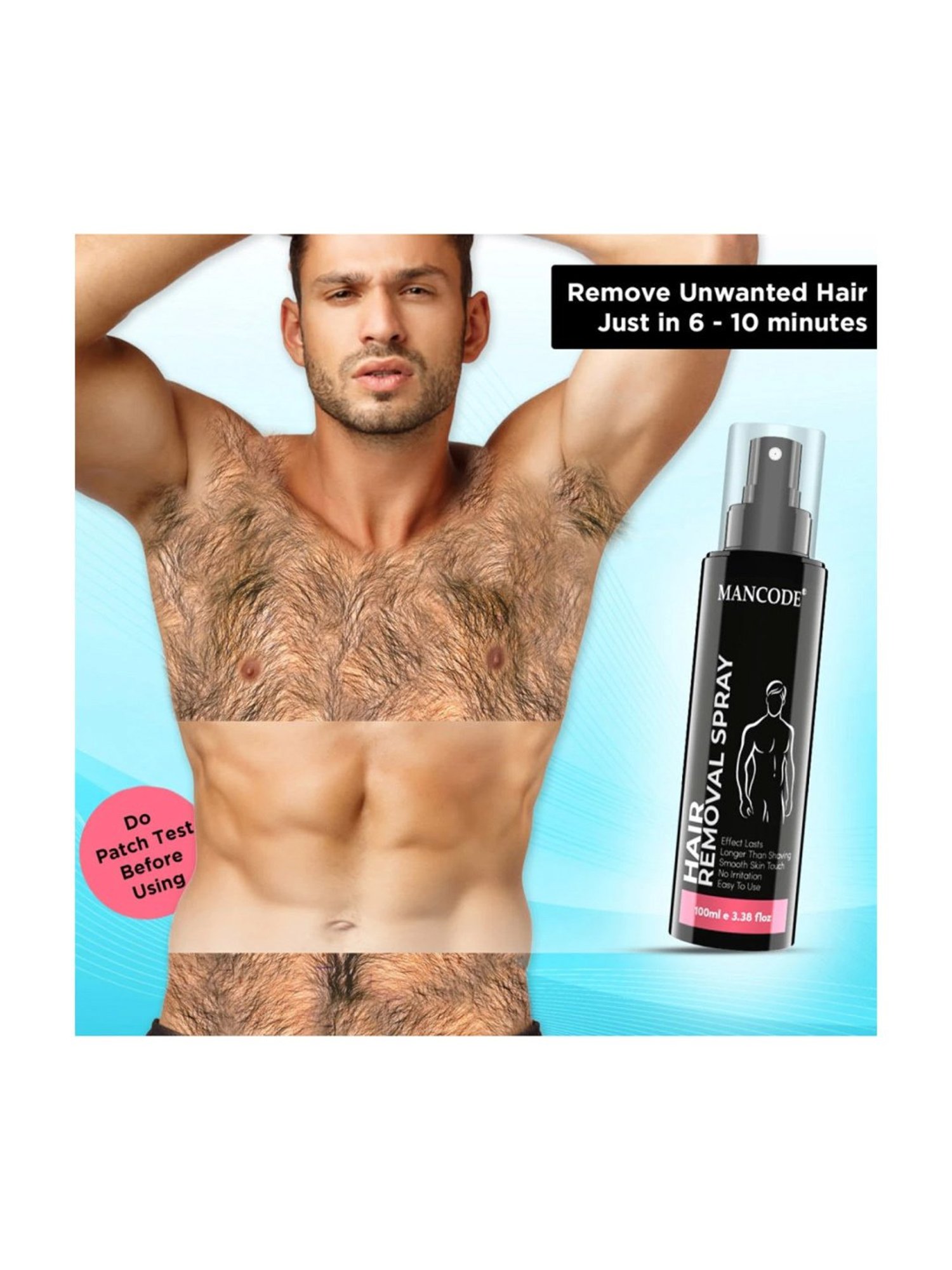 Mancode Hair Removal Spray - 100 ml