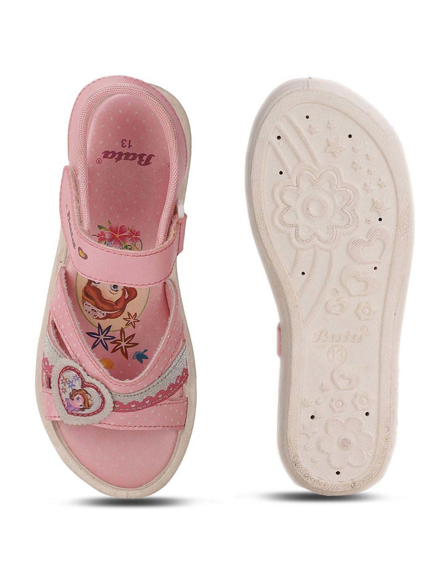 Bubblegummers by Bata Kids Pink Ankle Strap Sandals