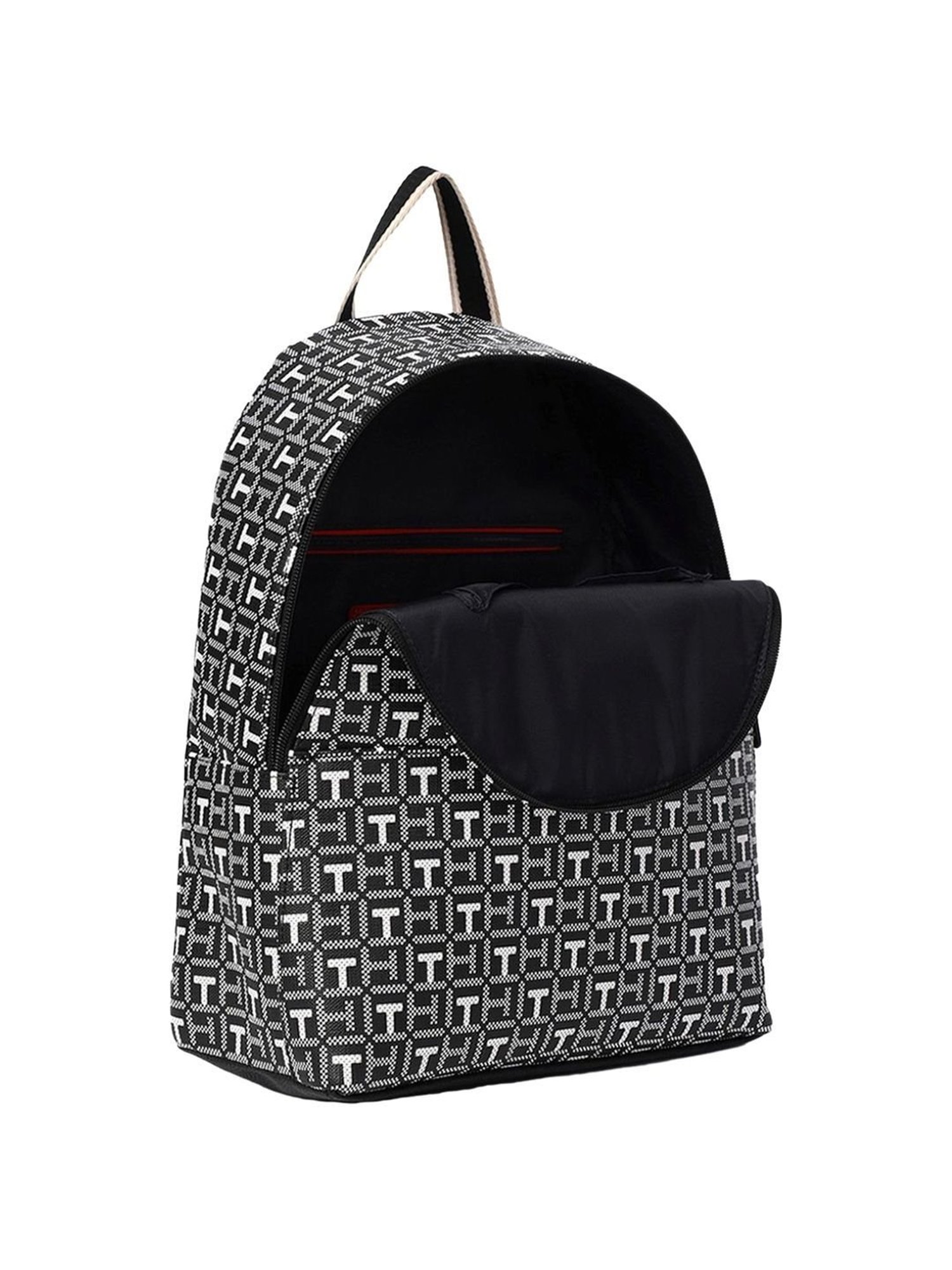 TOMMY HILFIGER Black KIARA II Logo Backpack