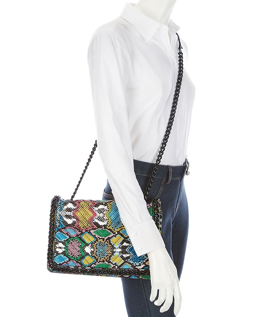 ALDO Greenwald Snake Print Crossbody Bag