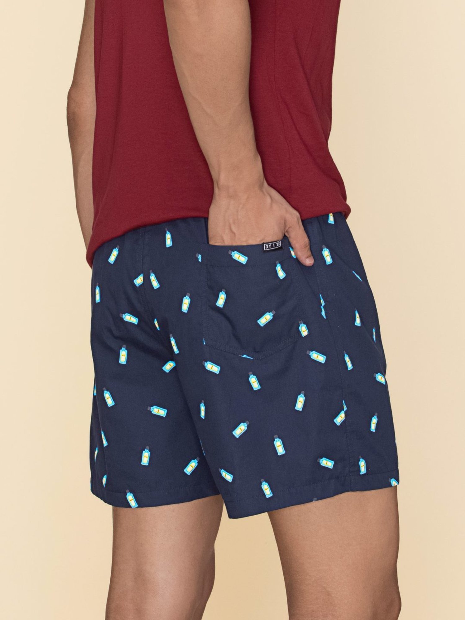 XYXX Multicolored Cotton Relaxed Fit Printed Boxers - Pack Of 3