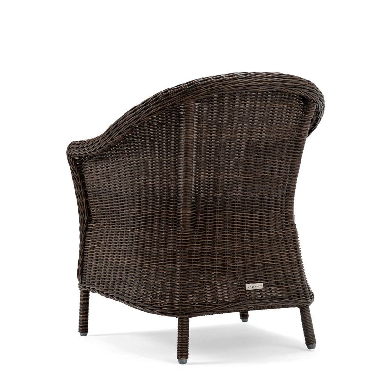 Cumberland 2pc Dining Chair Set Cafe Brown Frame Spectrum Caribou Mocha Fabric - La-Z-Boy