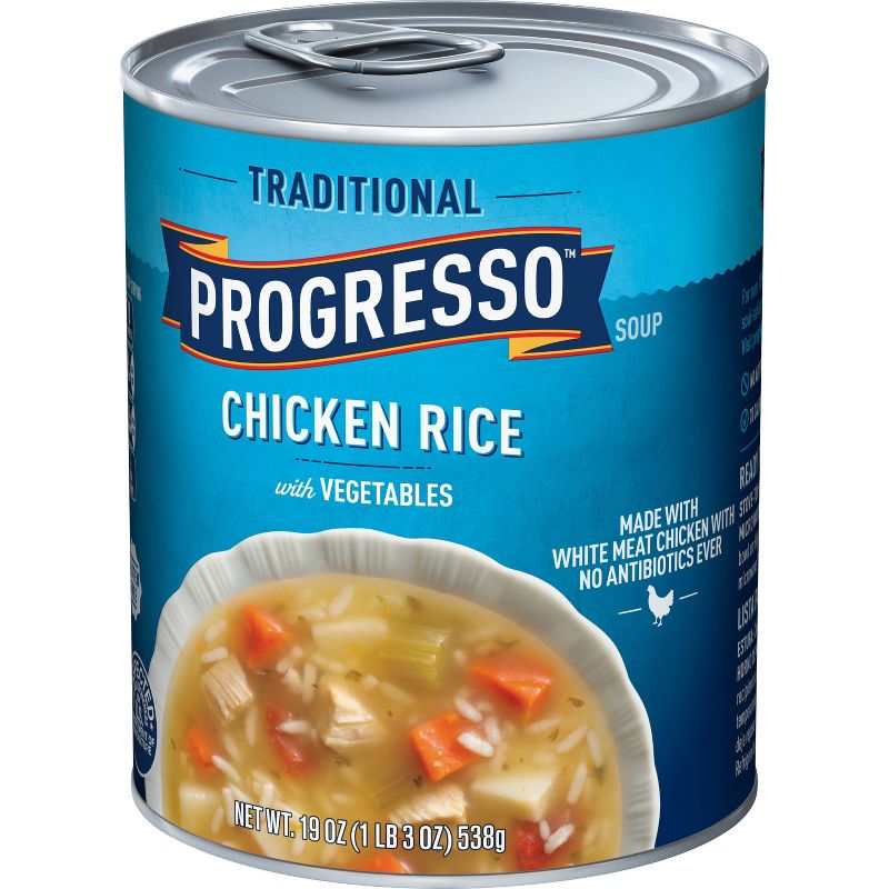 Progresso Traditional Chicken Rice Vegetables Soup 19oz