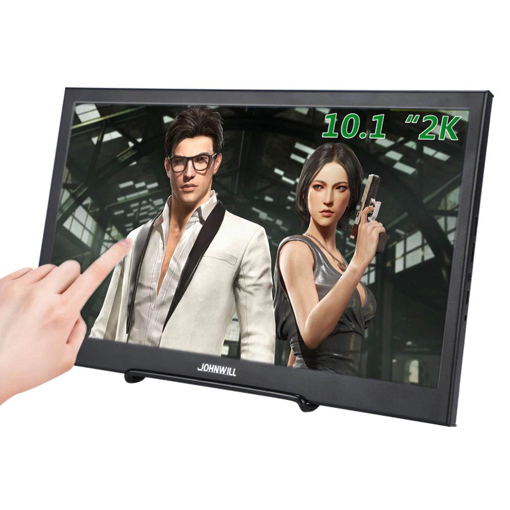 10.1" Inch 2K Touch Monitor Portable Computer Monitor PC 2560X1600 IPS HDMI PS4 Xbox360 LCD LED Tablet Display for Raspberry Pi