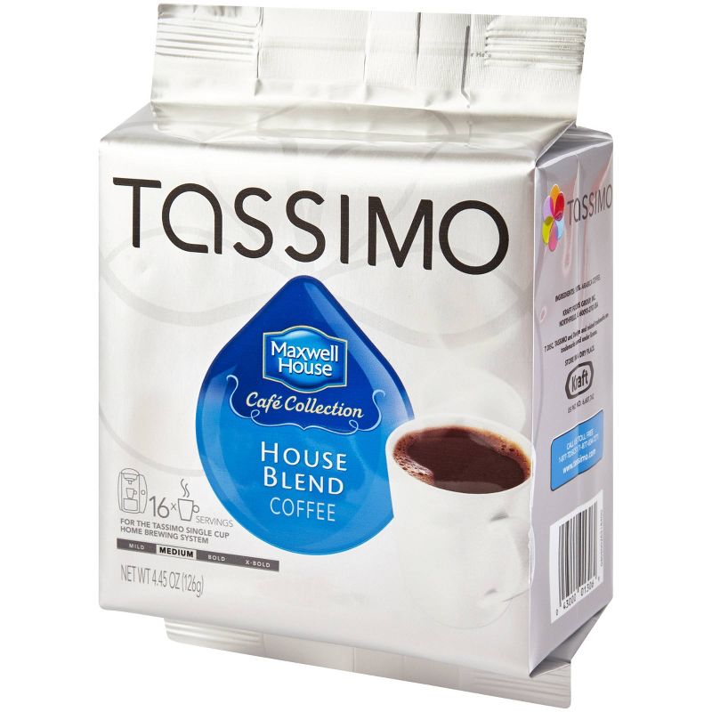 Tassimo Maxwell House Café Collection House Blend Medium Roast - T-Disc Coffee Pods - 16ct