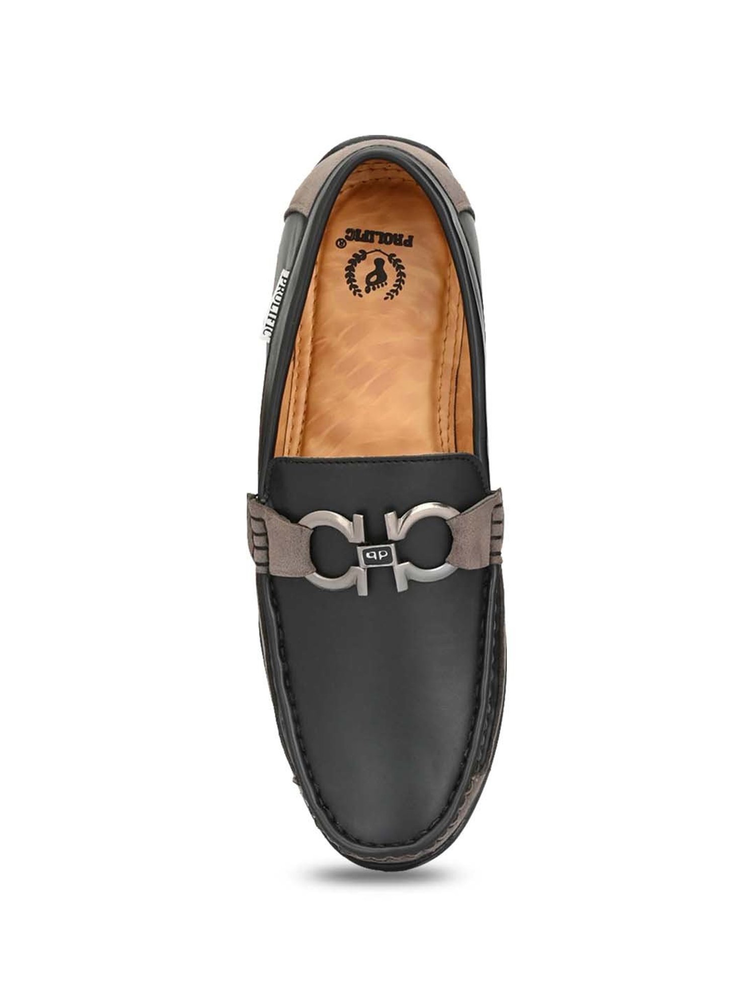 Prolific Men's Black Casual Loafers