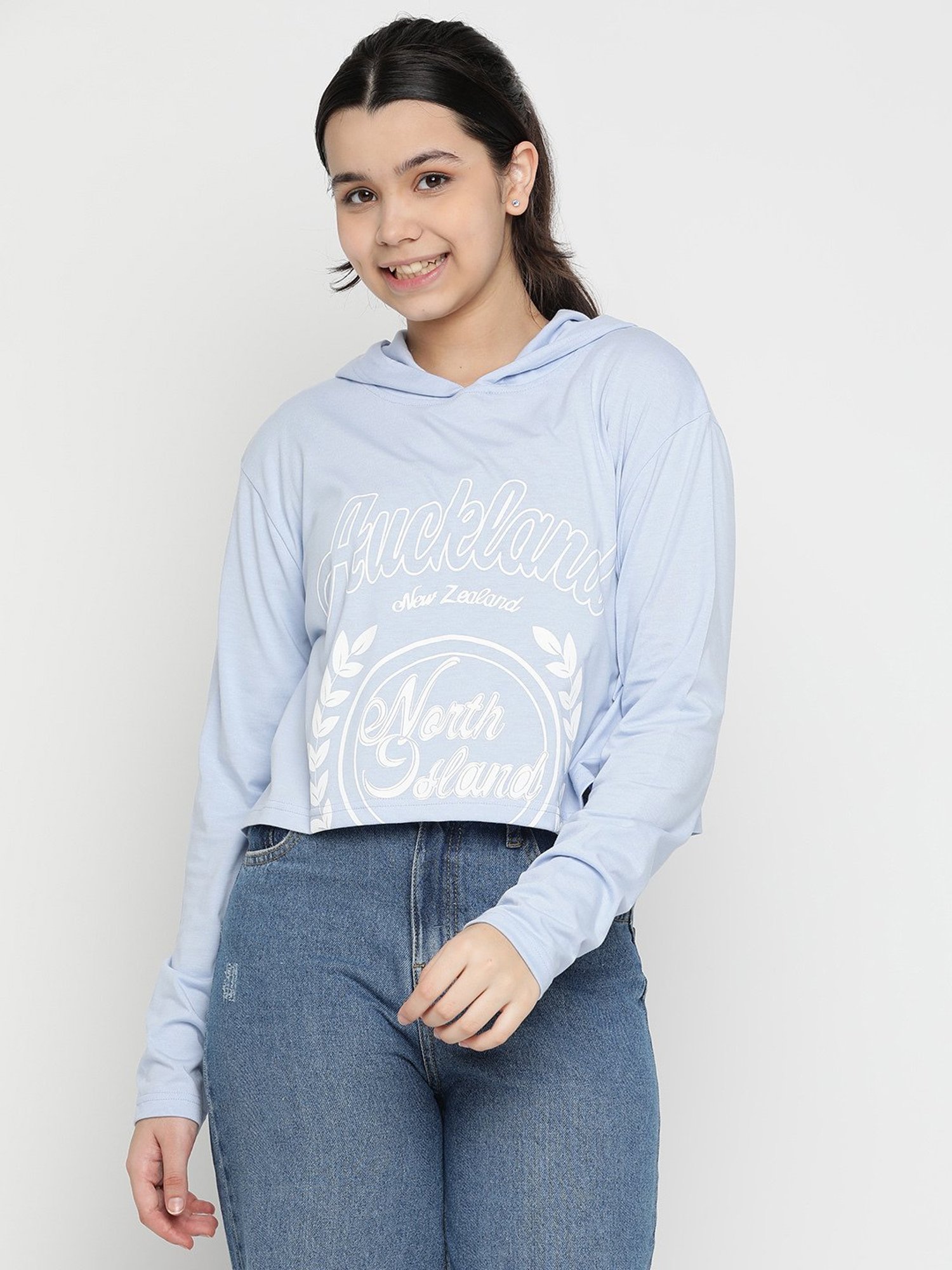 LilPicks Kids Yellow Solid Crop Top