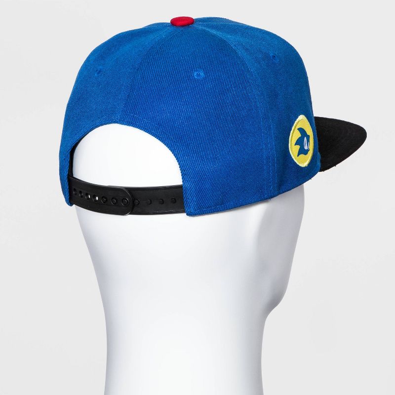 Men's Sonic the Hedgehog Flat Brim Baseball Cap - One Size