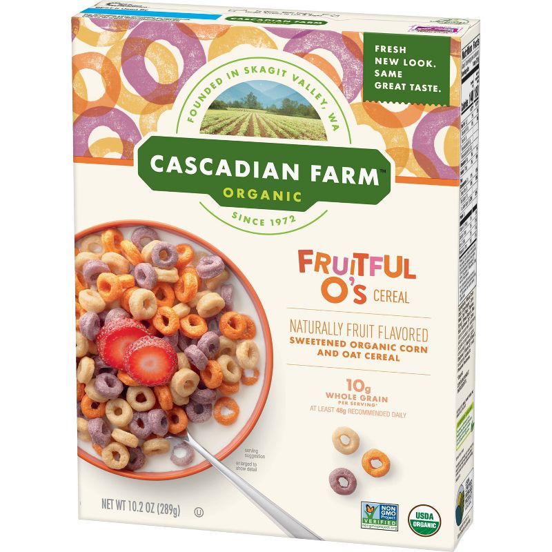 Cascadian Farms Fruitful O's Breakfast Cereal - 10.2oz
