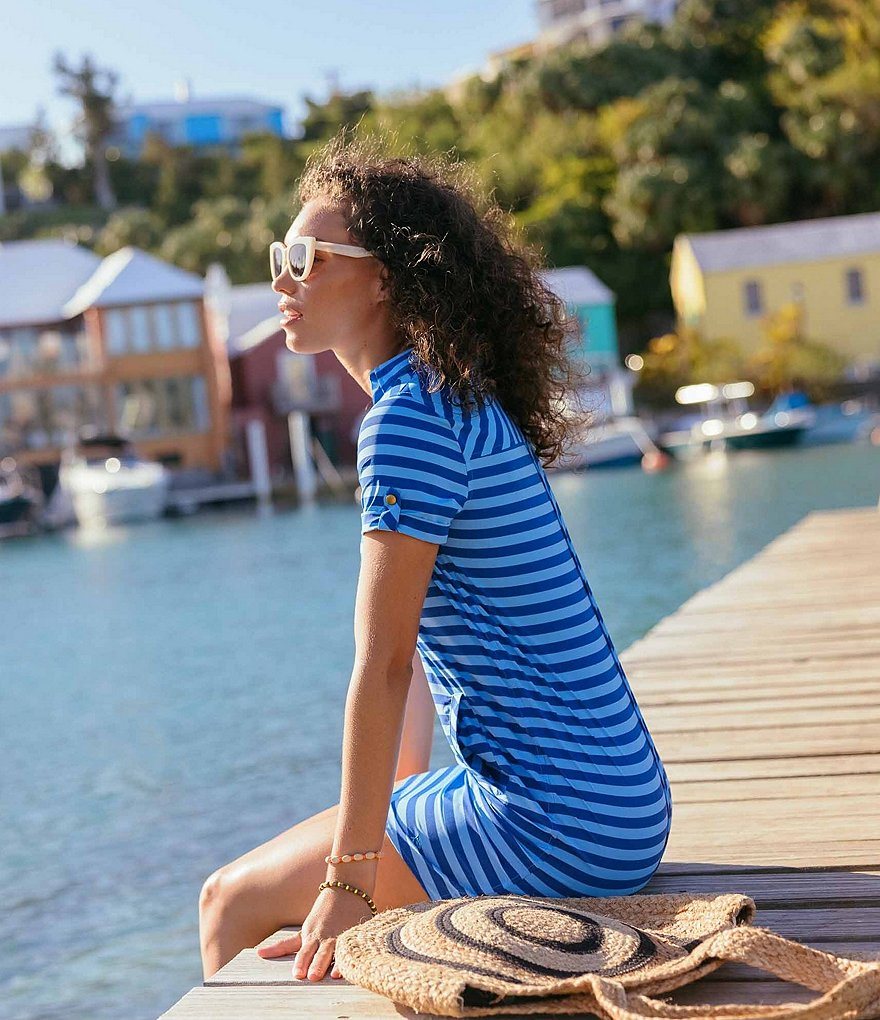 Eliza J Mock Halter High Neck Tiered Midi Dress