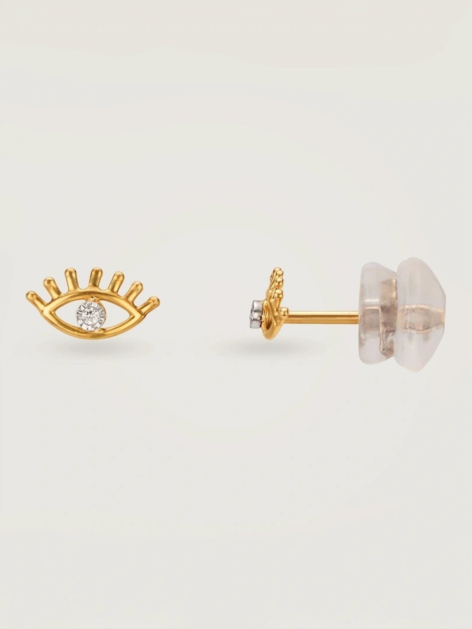P.C. Chandra Jewellers 18 kt Gold & Diamond Earrings