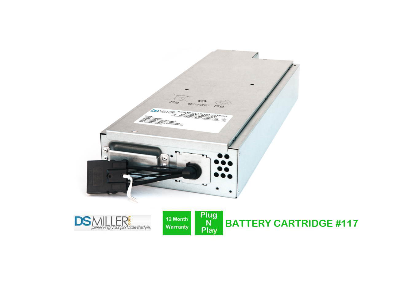 APC ES550 12V 7Ah UPS Battery - This is an AJC Brand Replacement