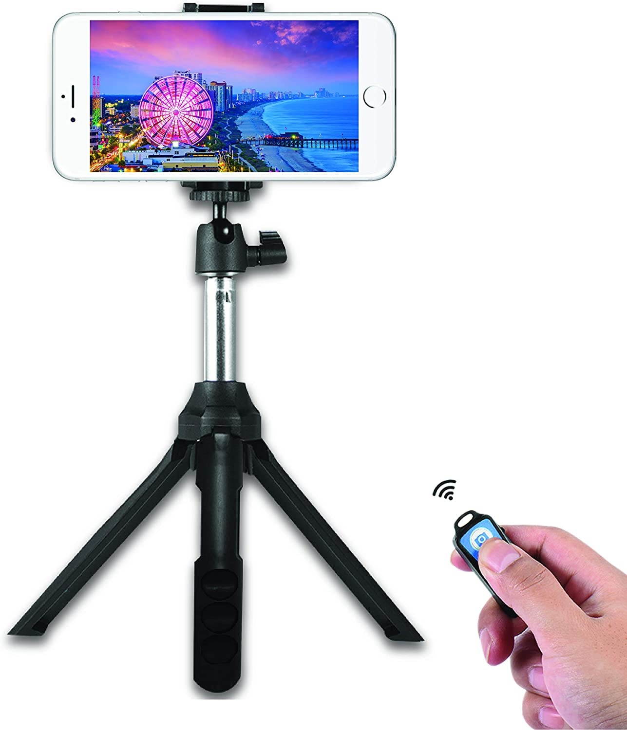 Bower Multi-Pod 6-in-1 Tripod Selfie Stick with Remote Shutter #BSP-SLFEKIT1BL