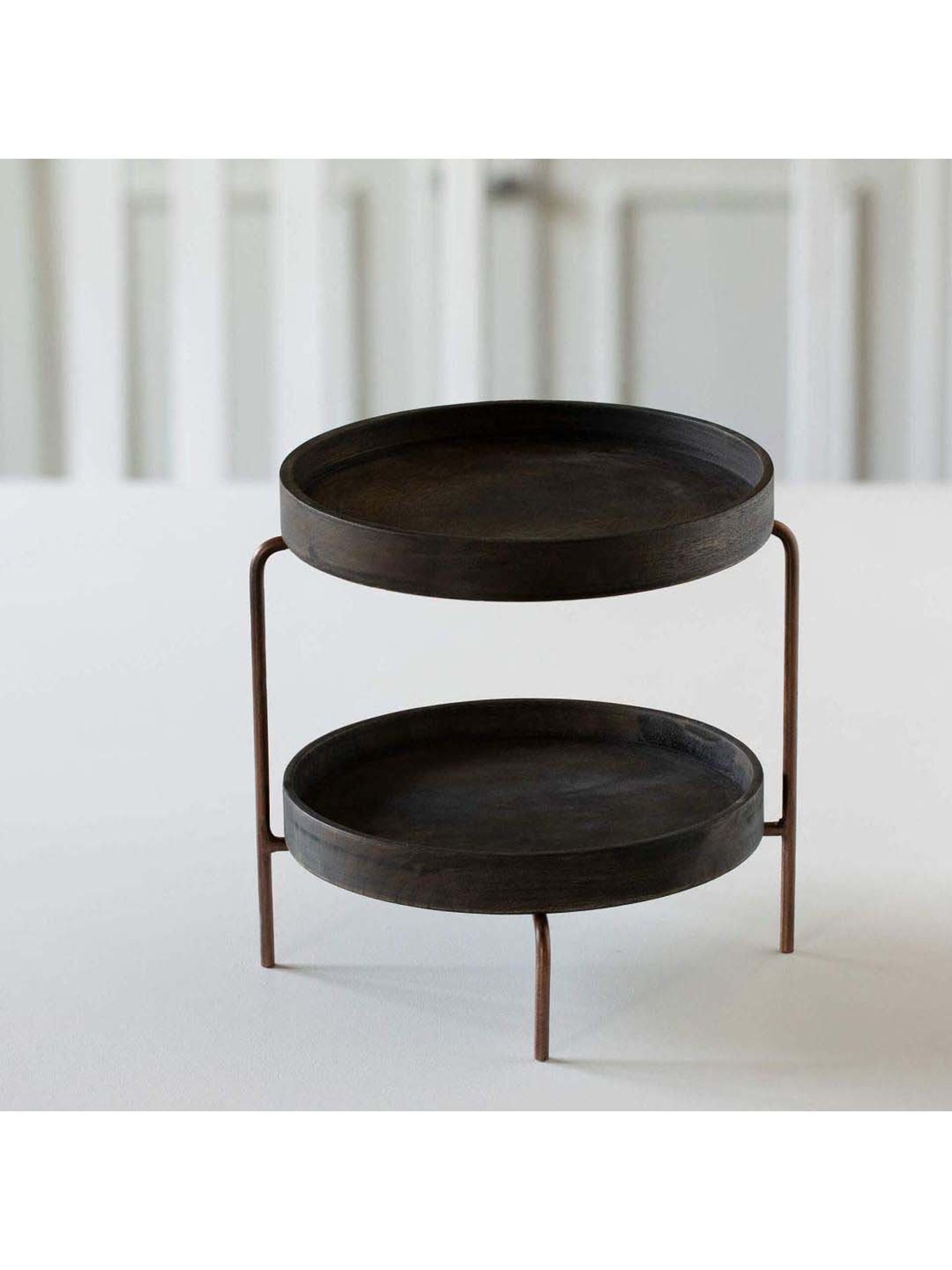 2ct Tiered Tray White - Bullseye's Playground™