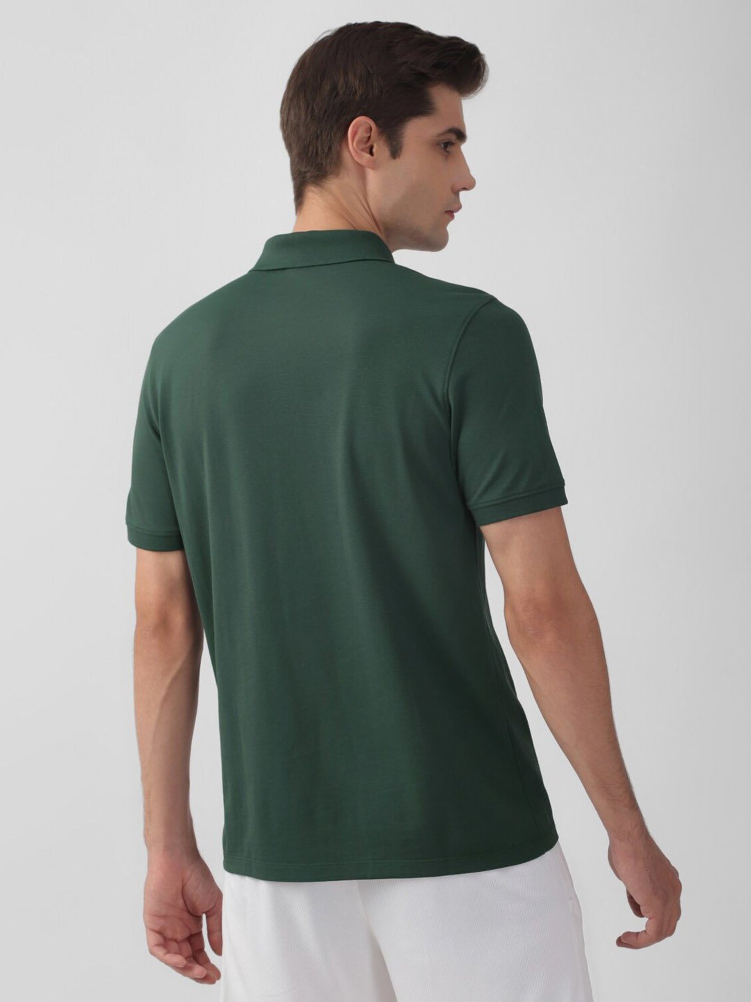 Reebok Green Slim Fit Training Sports Polo