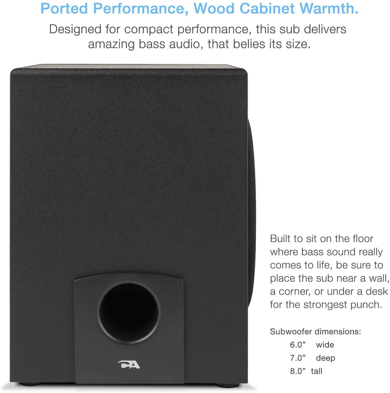 2.1 Subwoofer Speaker System with 18W of Power &ndash; Great for Music, Movies, Gaming, and Multimedia Computer Laptops