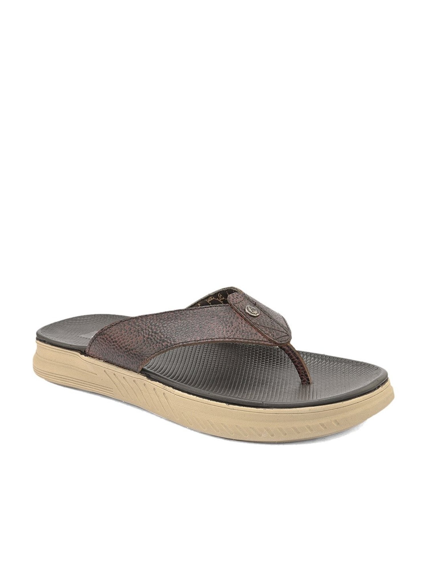 Alberto Torresi Men's Brown Thong Sandals