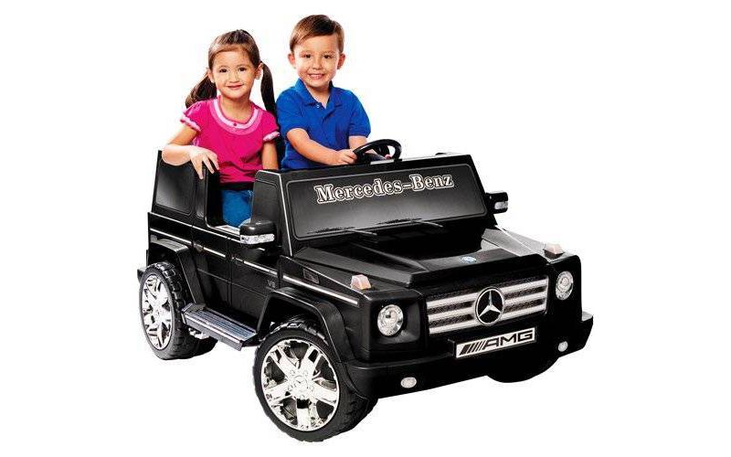 Kid Motorz 12V Mercedes Benz G55 Two Seater Powered Ride-On - Black
