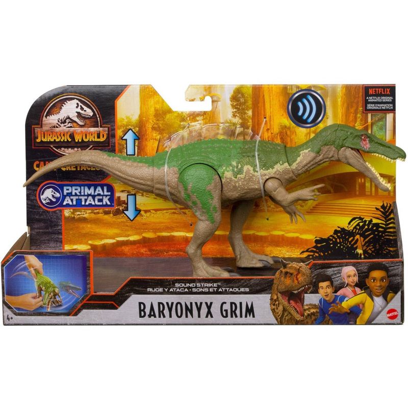 Jurassic World Sound Strike Baryonyx Grim Figure