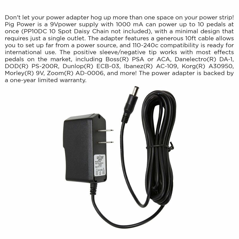 Zoom A1X FOUR Multi-Effects Processor with Cable, Power Supply & Cleaning Cloth