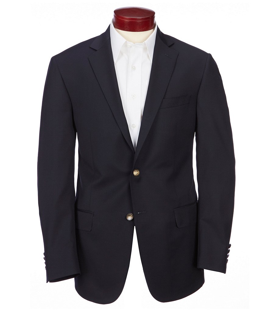 Hart Schaffner Marx Classic Fit Solid Wool Sportcoat