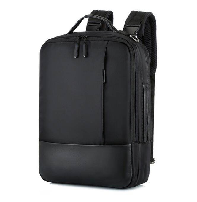 ESTONE 1815# Travel Laptop Backpack Business Slim Durable Daypack with USB Charging Port College Computer Bag Backpack Hiking Backpack Rucksack Gym Bag for Men Women Fits 15.6 Inch Laptop, Brown