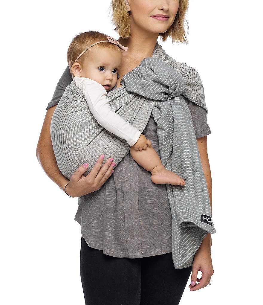 MOBY Silver Streak Baby Ring Sling