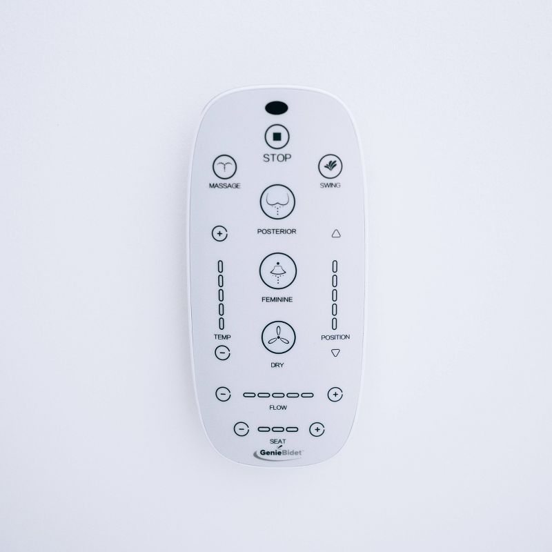 Electric Heated Bidet Smart Toilet Seat White - Genie Bidet