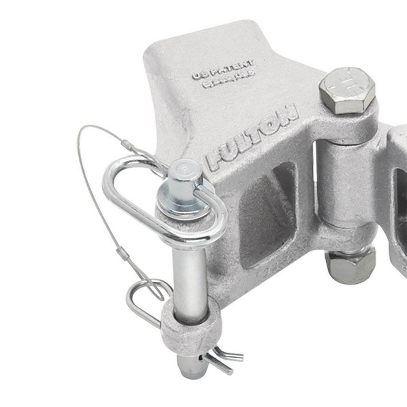 Fulton HDPB230101 2 x 3 Inches 5000 Pound Max Load Trailer Tongue Bolt On Fold Away Hinge Kit (2 Pack)