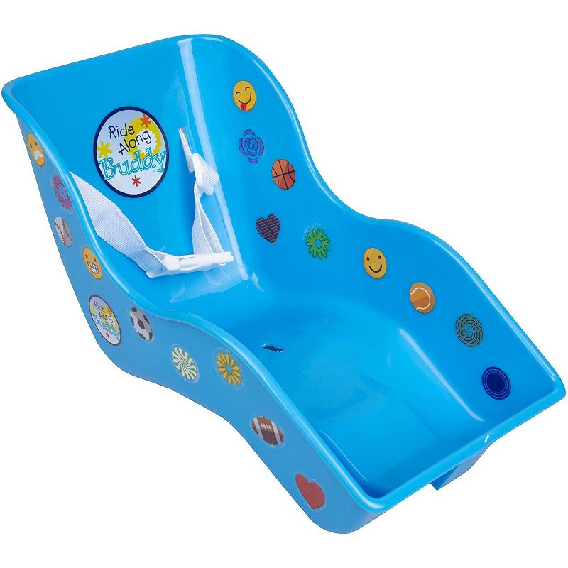 Ride Along Dolly Bike Seat for American Girl Doll, Blue